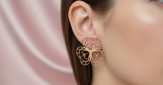 ARETES TREBOL LATIDO IRACA