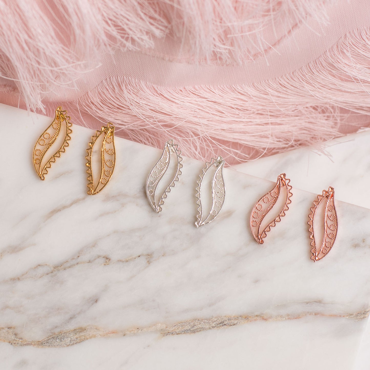 Set Pety - Aretes y Collar en Filigrana