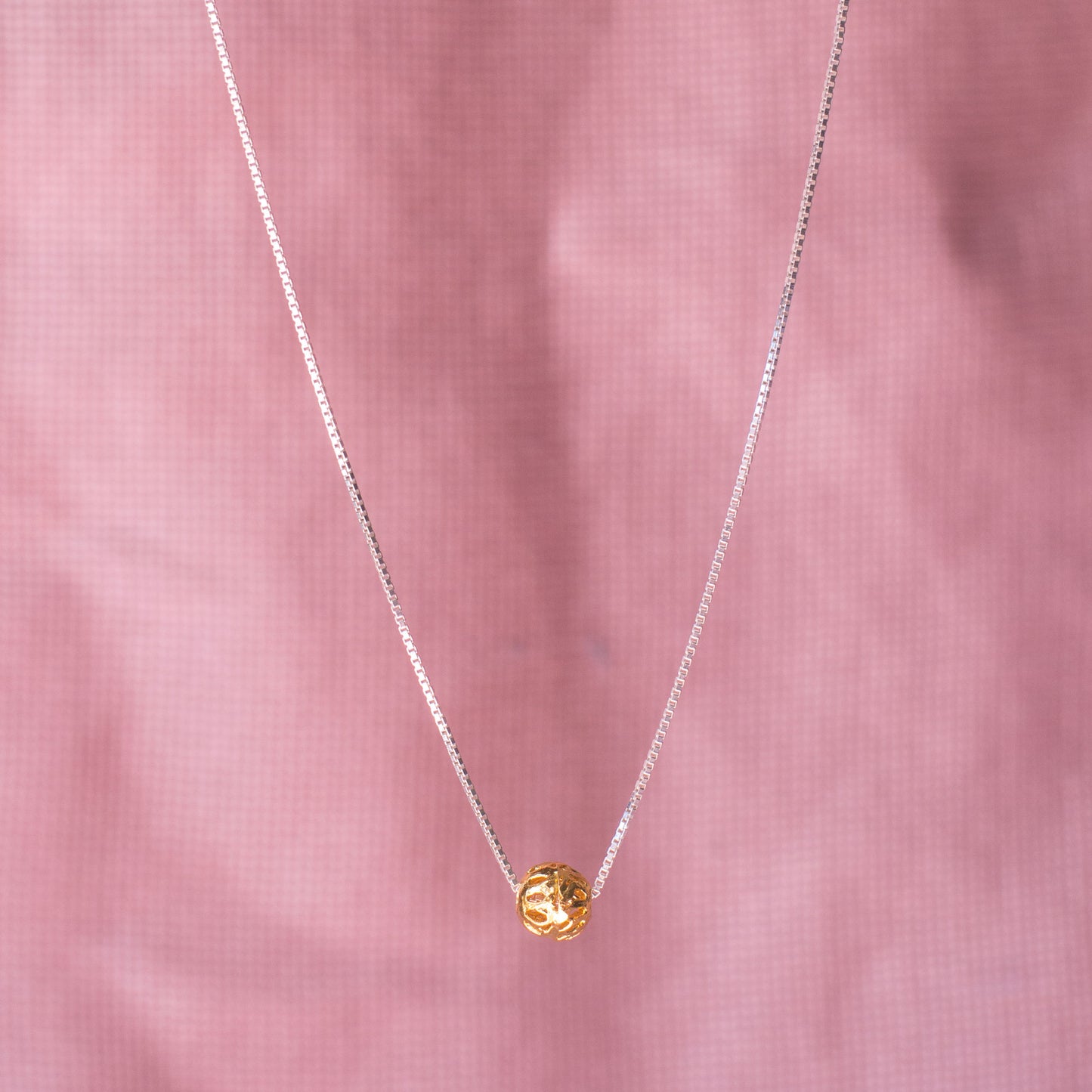 Collar Esfera Mini en Filigrana