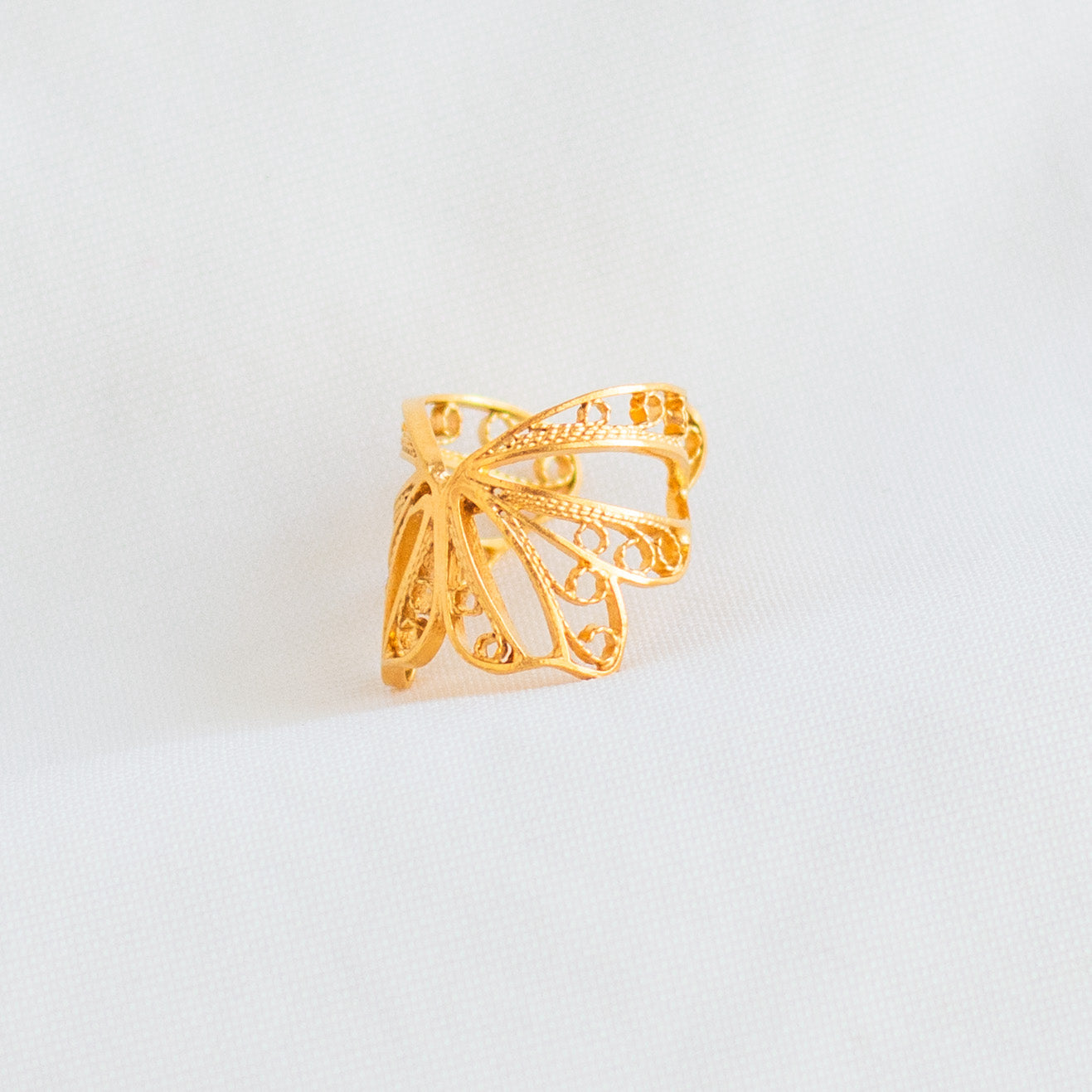 Earcuff Mariposa Posada Grande en Filigrana