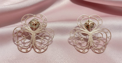 ARETES TREBOL LATIDO IRACA