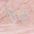 Pendientes Mini Percha Mariposa Alada en Filigrana