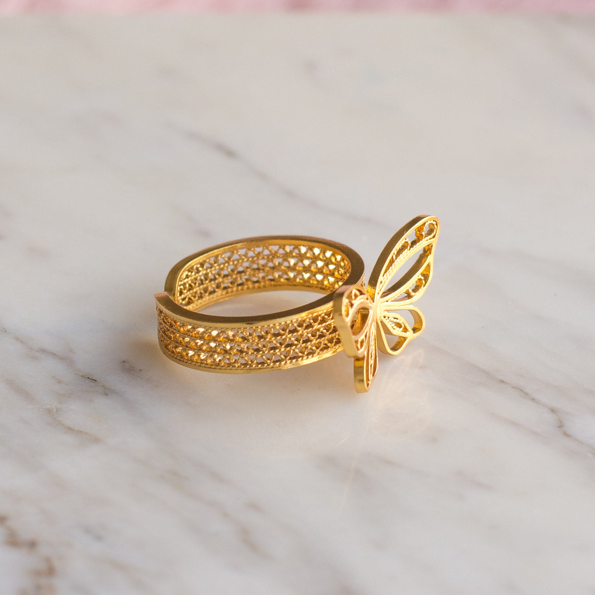 Anillo Mariposa en Filigrana