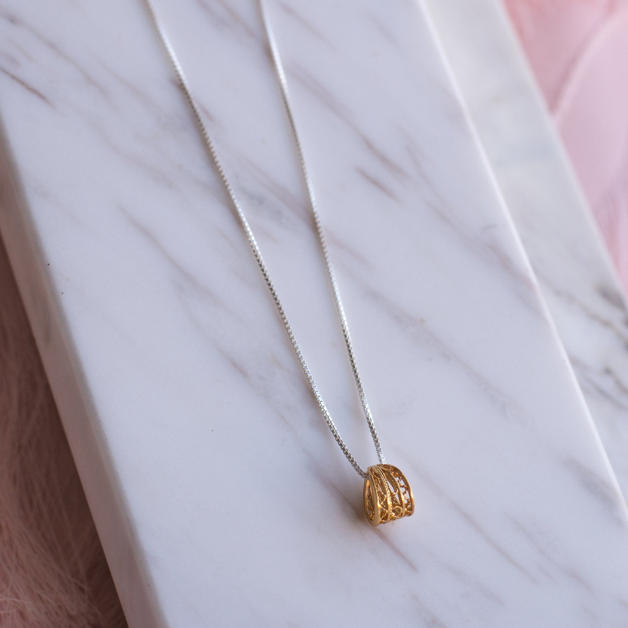 Collar Mini Rena en Filigrana