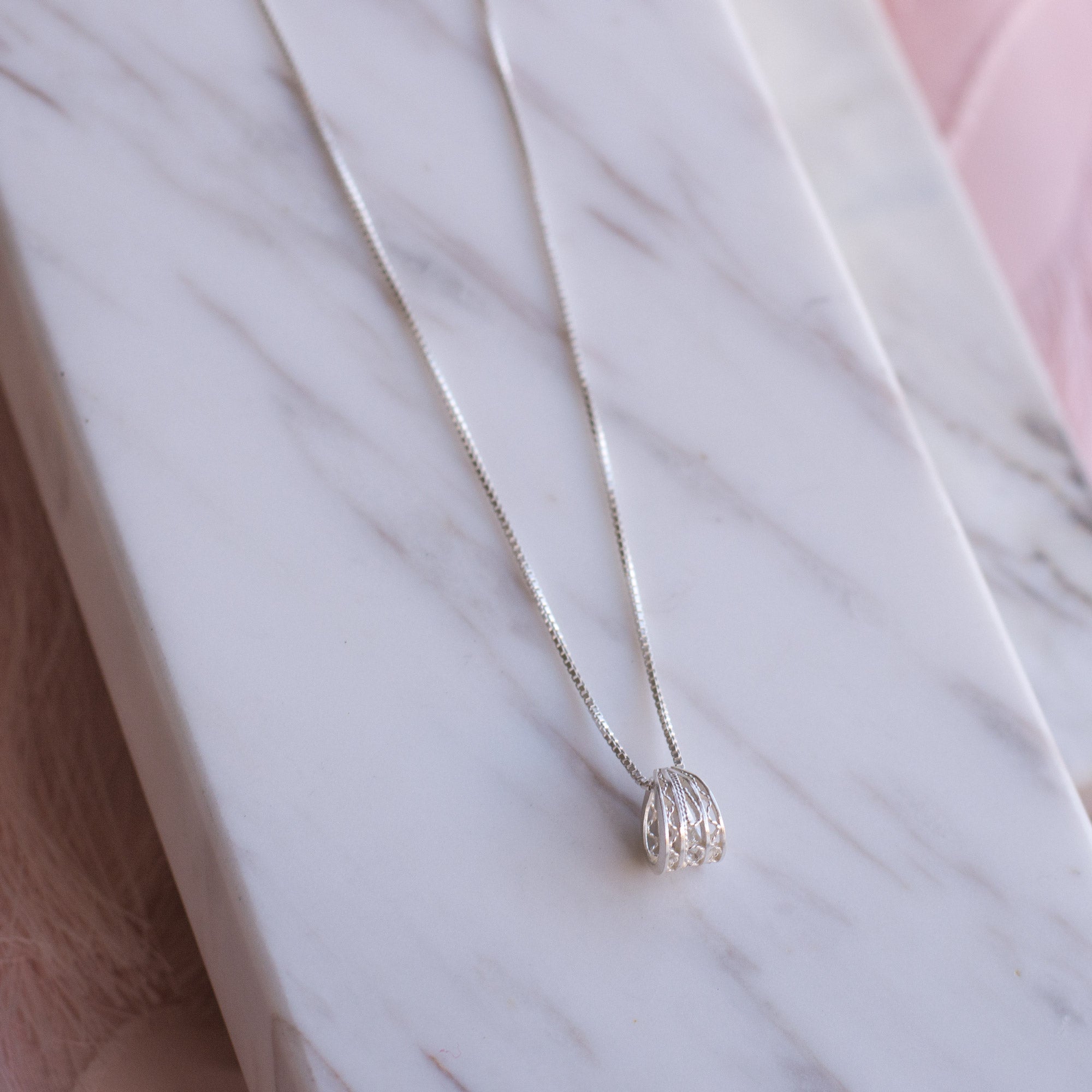 Collar Mini Rena en Filigrana