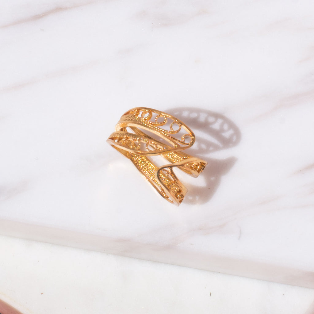 Anillo Petalos de Mariposa en Filigrana