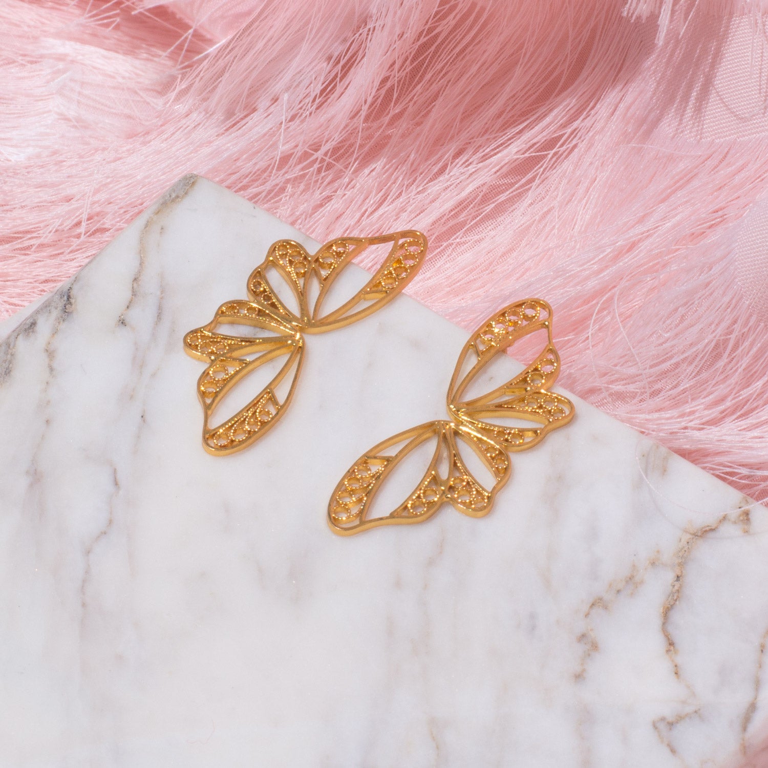 Pendientes Mariposa Alada en Filigrana Pequeños
