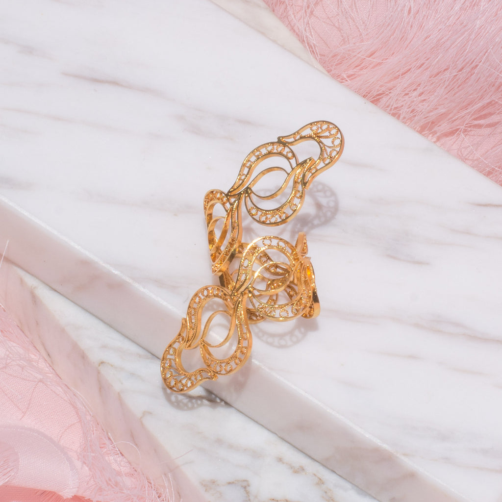 Anillo Athena en Filigrana