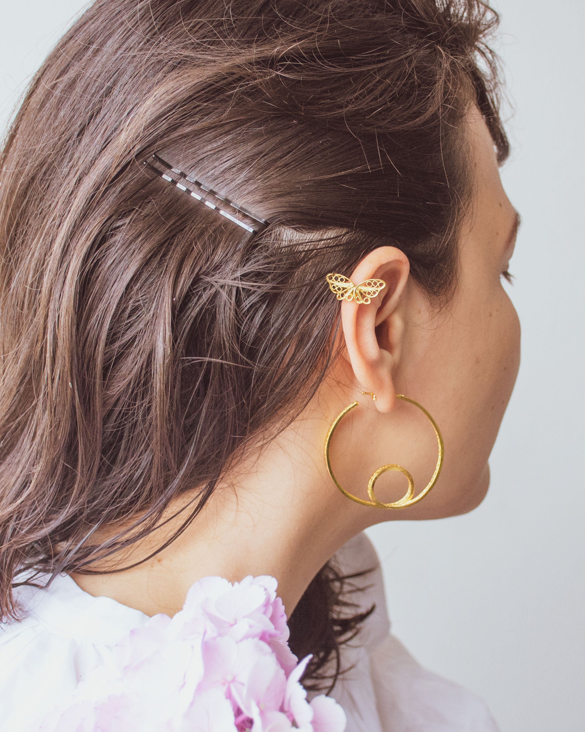 Pendientes aro Moira en Filigrana