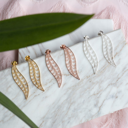 Aretes de Filigrana Momposina en Plata chapados en Oro de 24 kilates. Filigree Jewelry #IAMDAILA