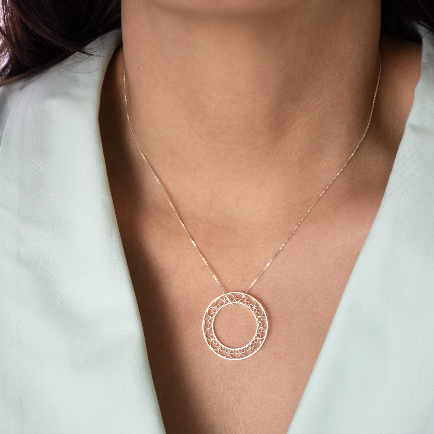 Collar en Filigrana Momposina en Plata Sterling. Filigree Jewelry #IAMDAILA