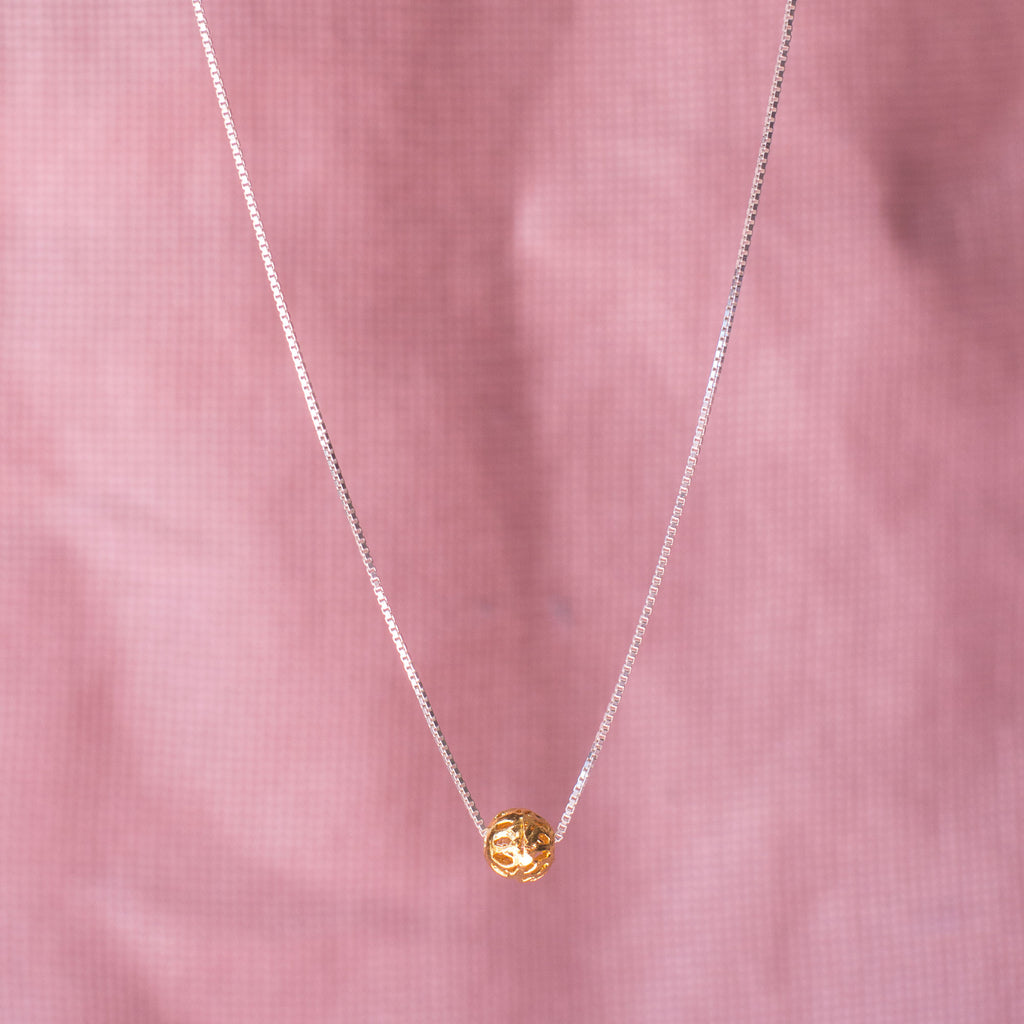 Collar Esfera Mini en Filigrana