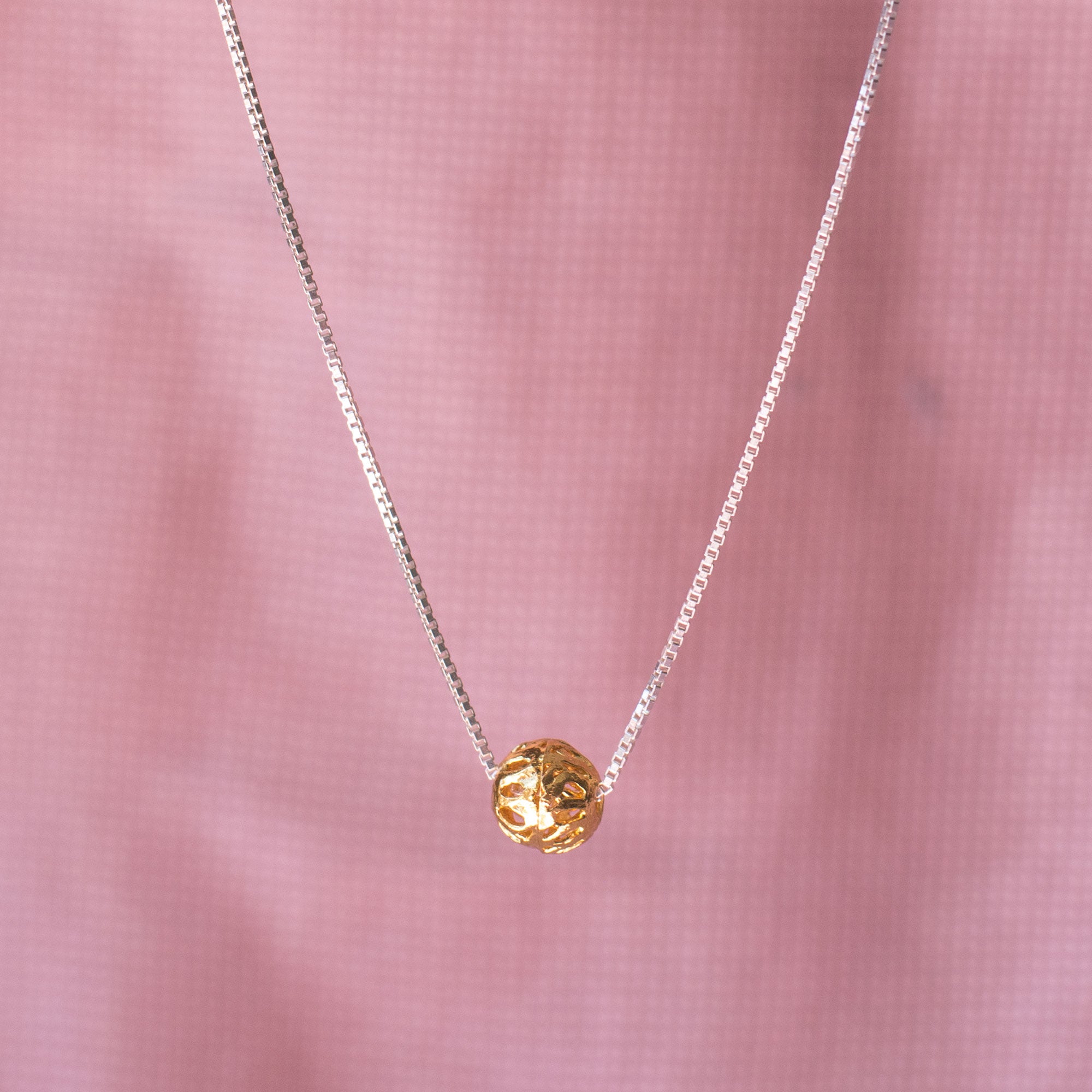 Collar Esfera Mini en Filigrana