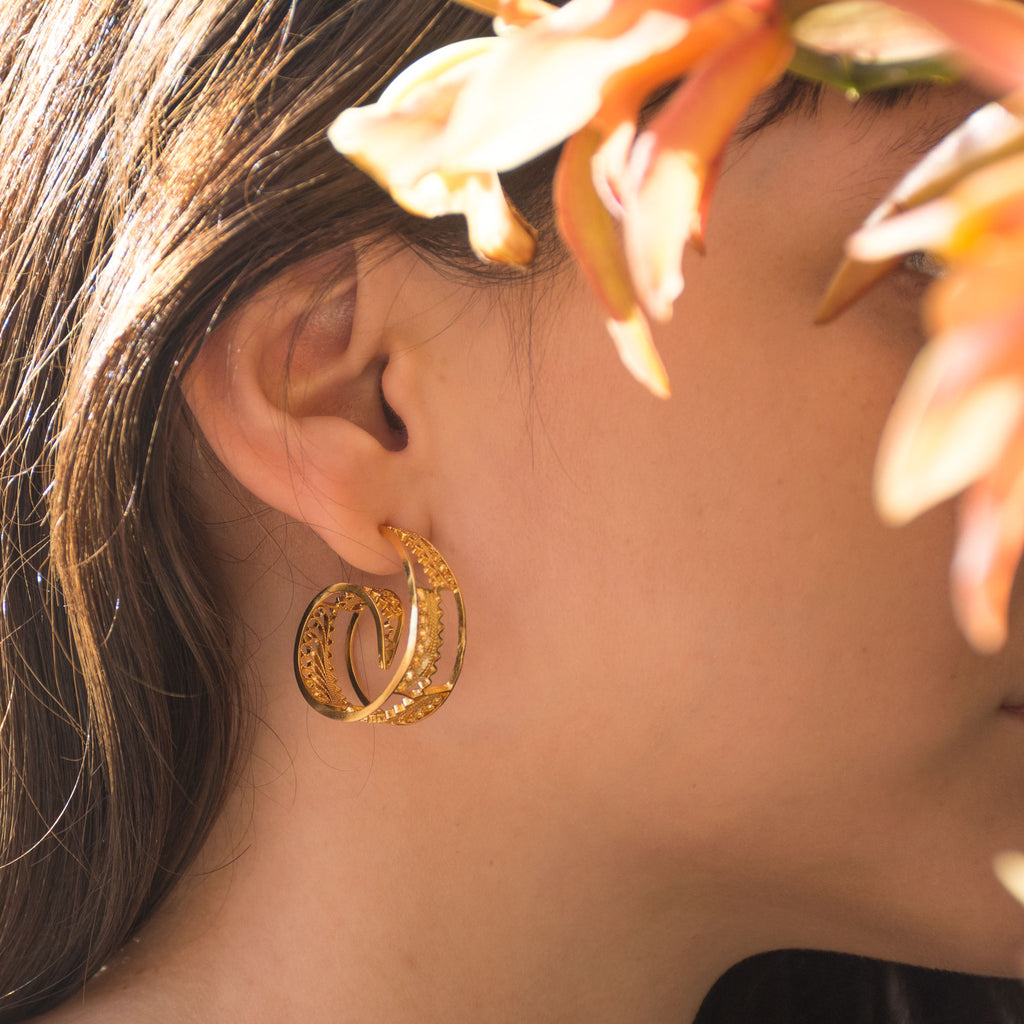 Aretes Candonga Iris en Filigrana