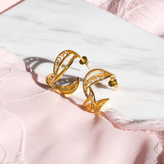 Aretes Candonga Kim en Filigrana