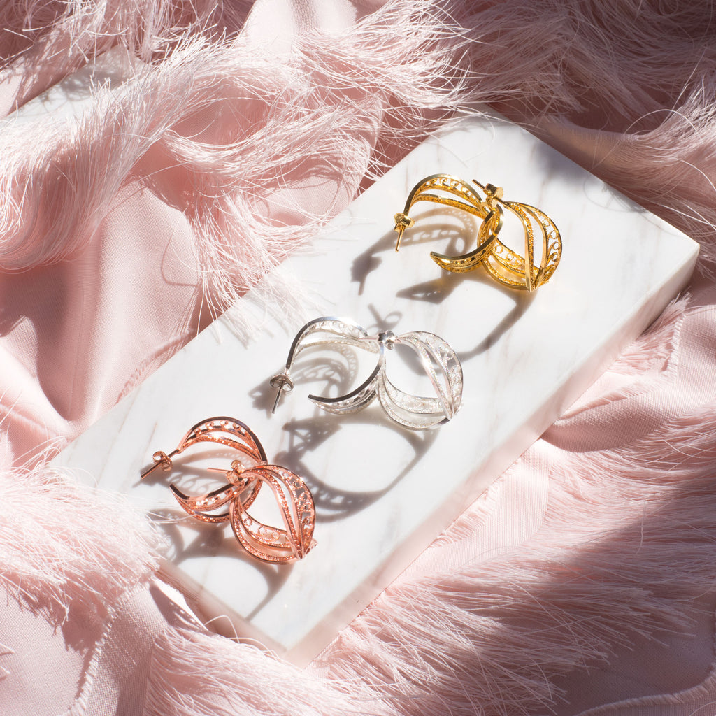 Aretes Candonga Kim en Filigrana