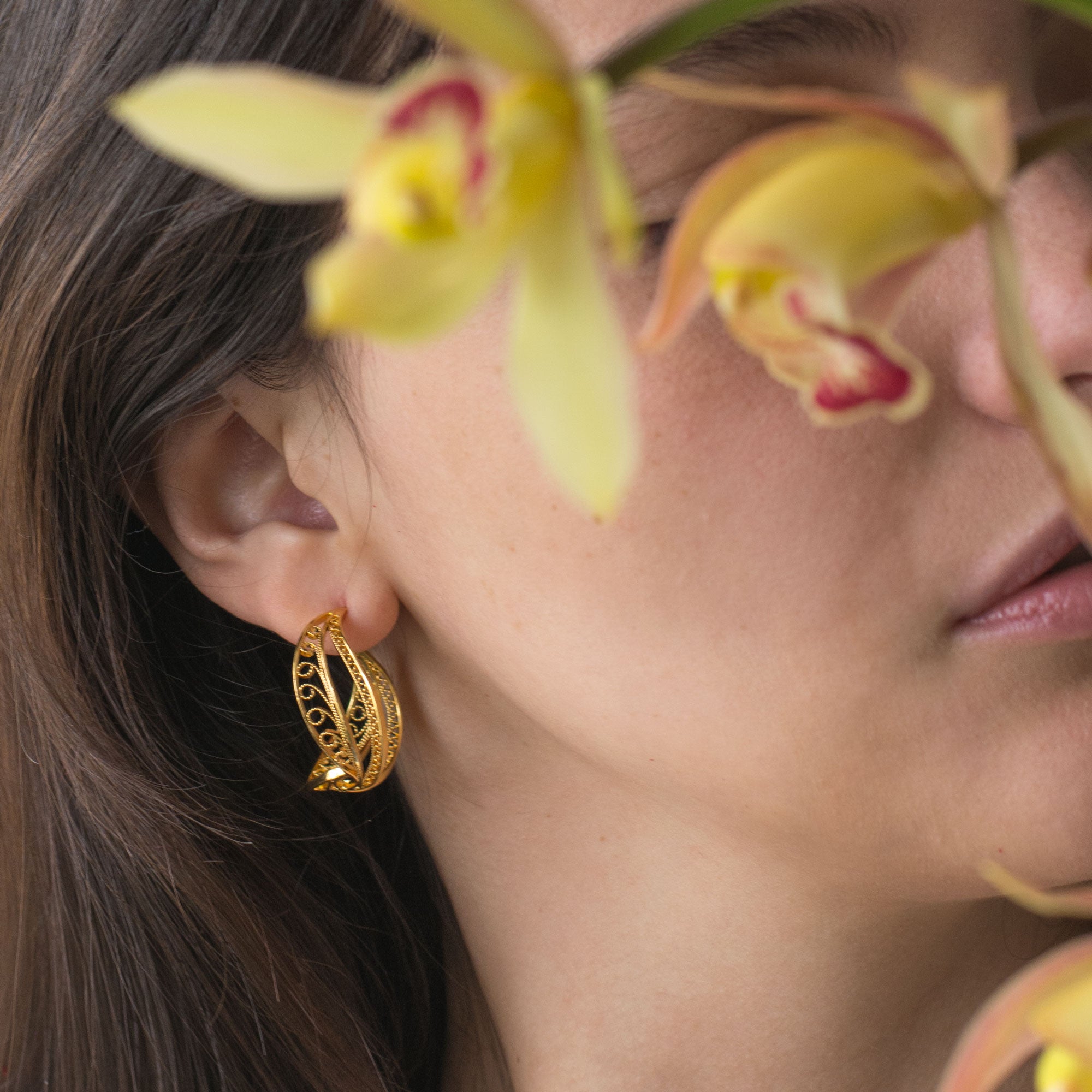 Aretes Candonga Kim en Filigrana