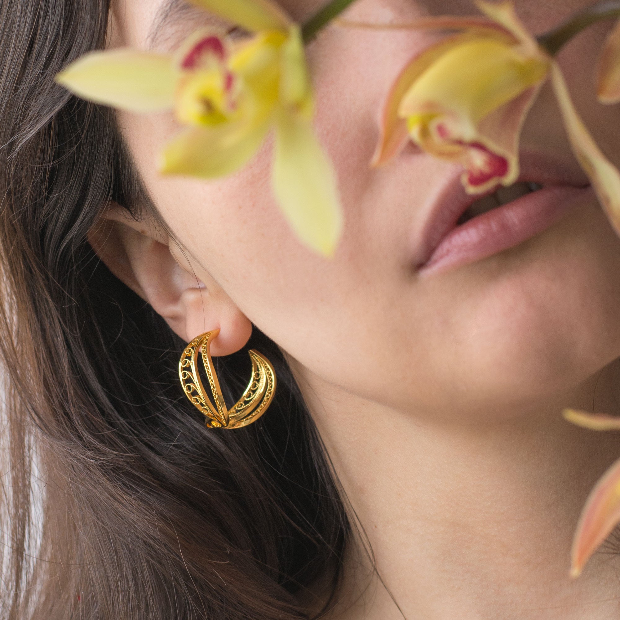 Aretes Candonga Kim en Filigrana