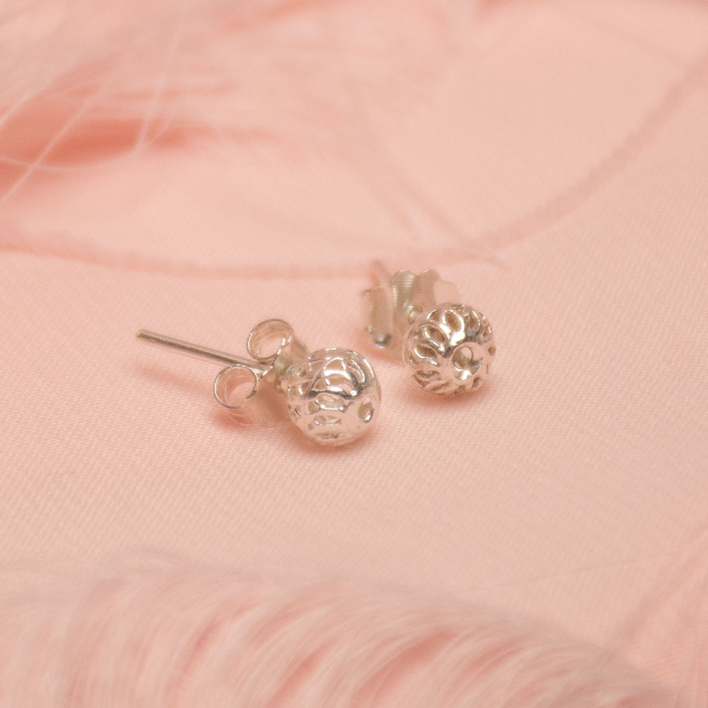 Aretes Esfera Mini en Filigrana
