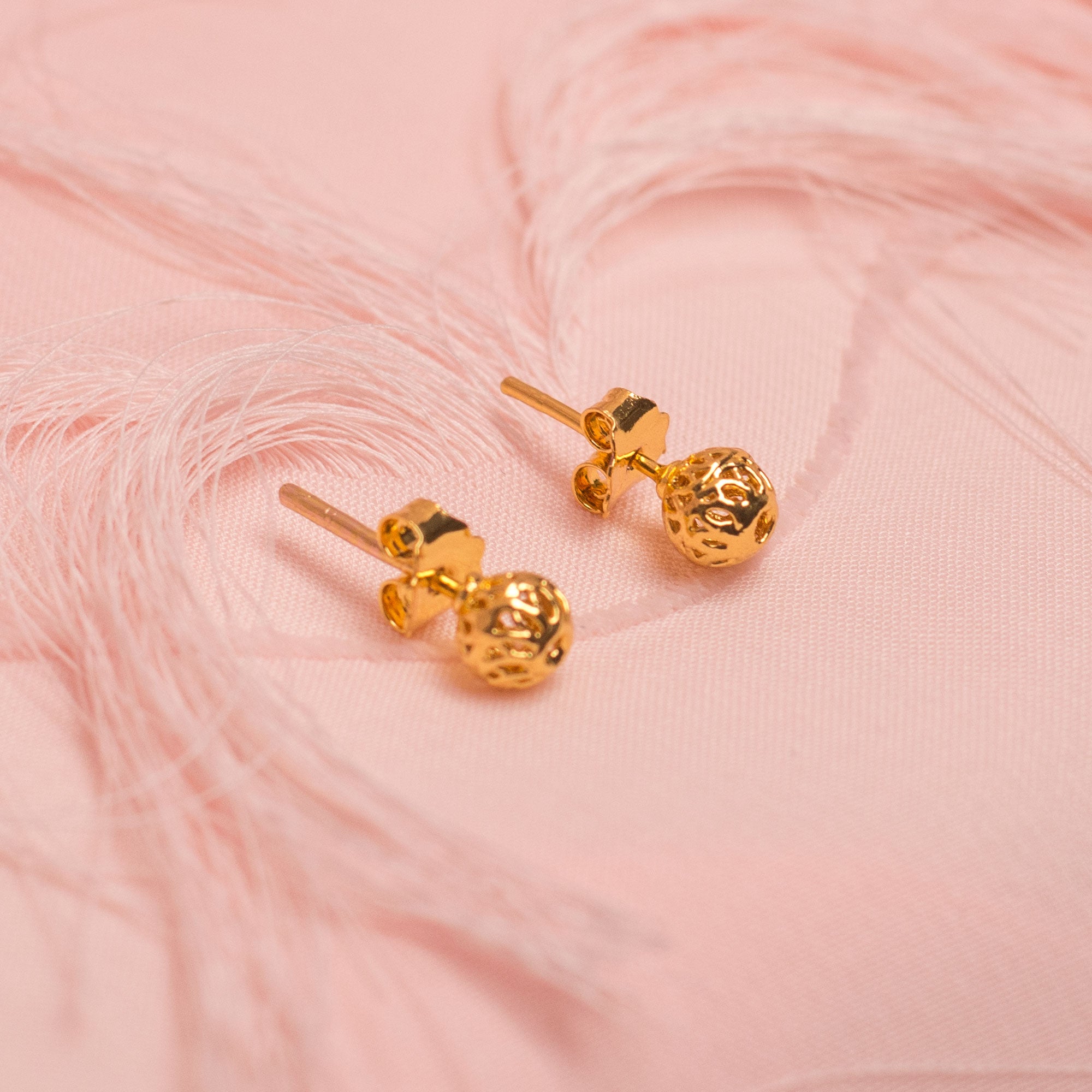 Aretes Esfera Mini en Filigrana