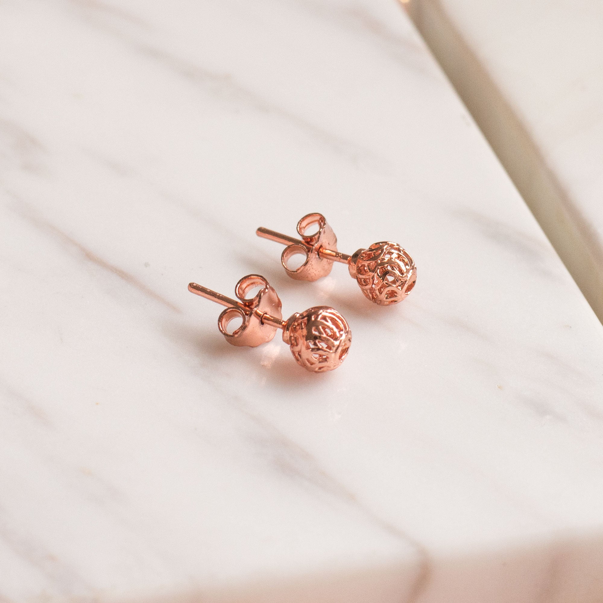 Aretes Esfera Mini en Filigrana