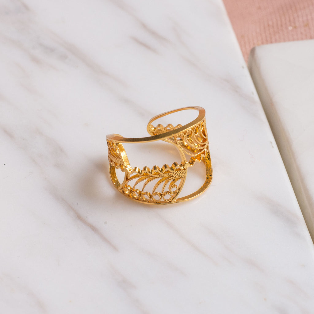 Anillo Iris en Filigrana