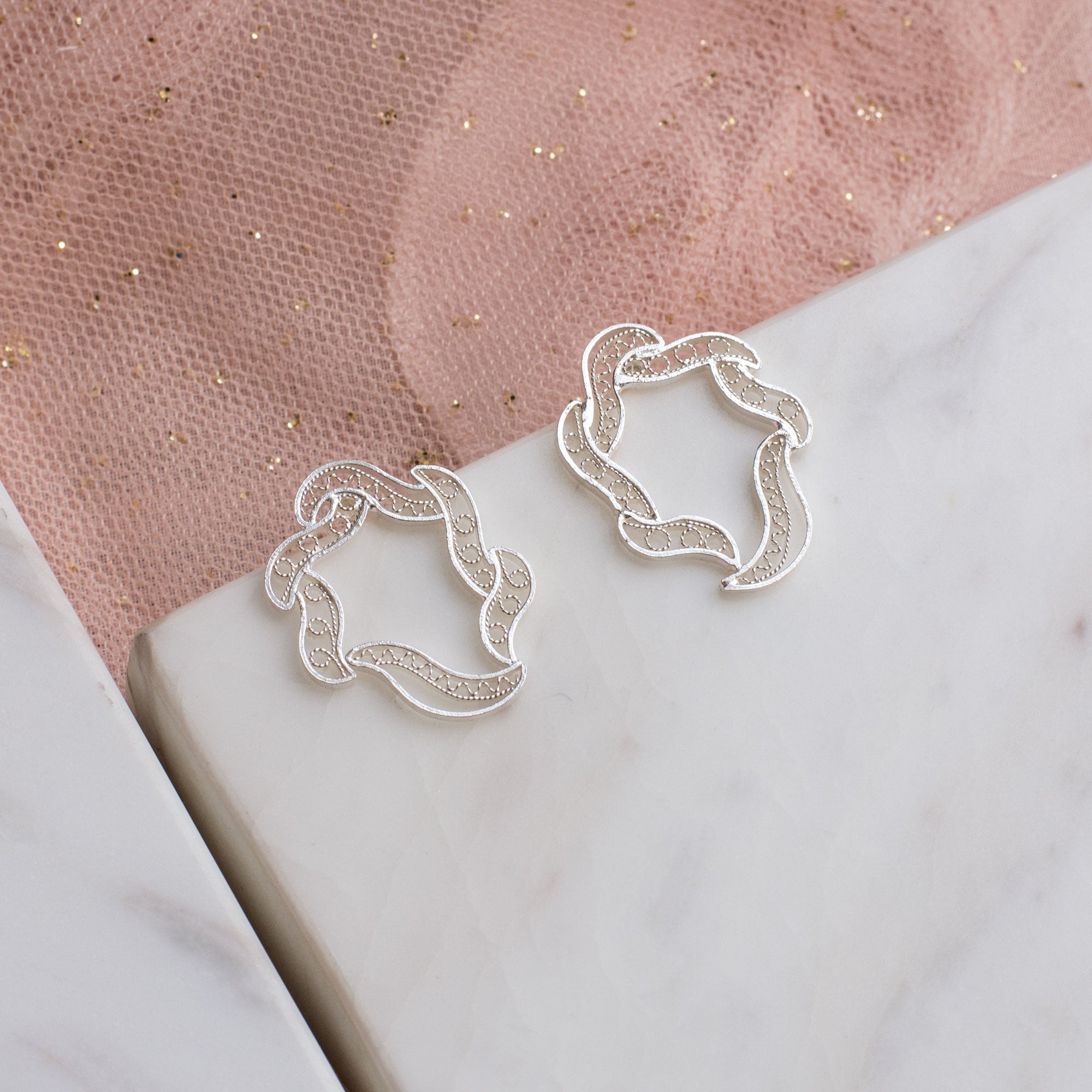 Aretes Topo Elie Mini en Filigrana