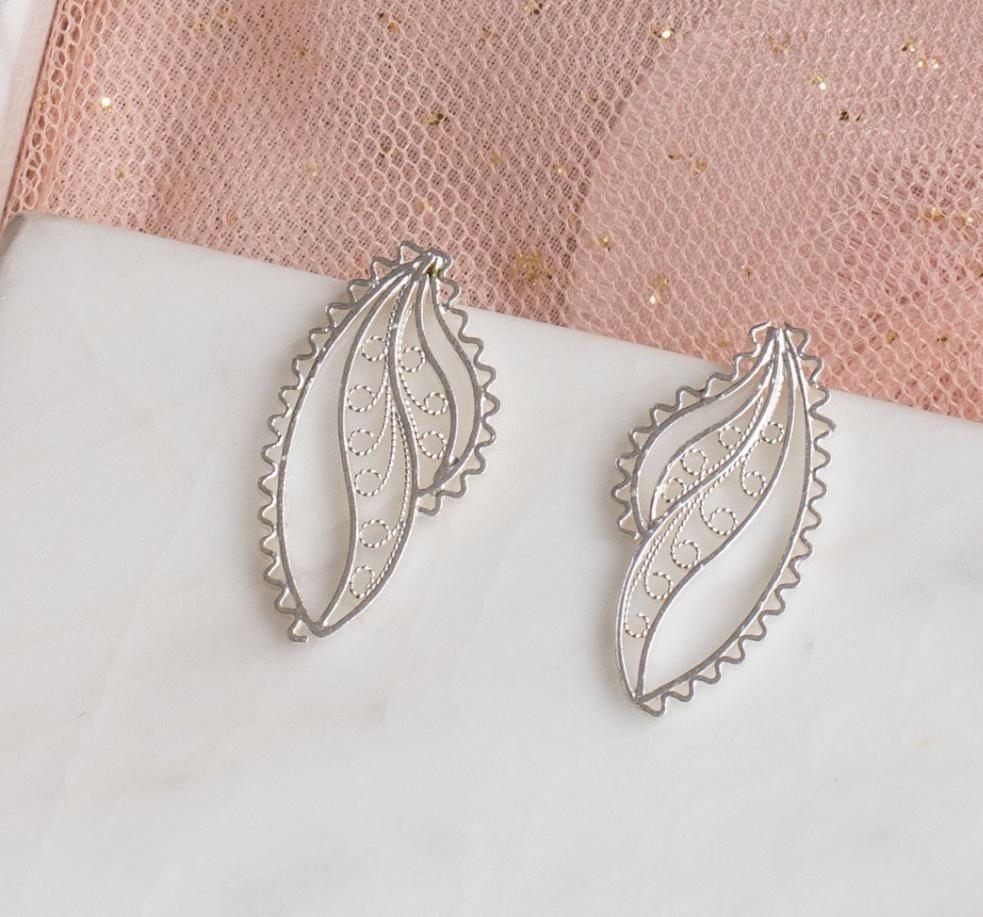 Aretes Topo Hebe Mini en Filigrana